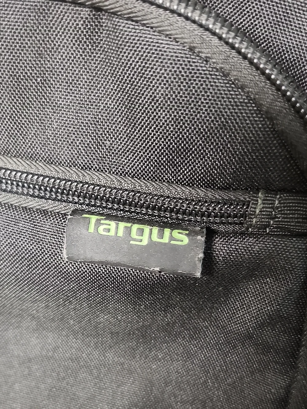 Targus Black Laptop Backpack with Lime Logo Accent